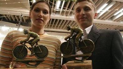 Valjavec in Klemenčičeva spet najboljša kolesarja