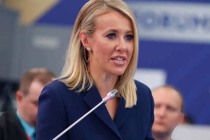 Ksenija Sobčak | Ksenija Sobčak ostro kritizira rusko oblast.  | Foto Profimedia