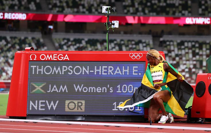 Jamajčanke, sprint - Tokio 2020 | Foto: Reuters