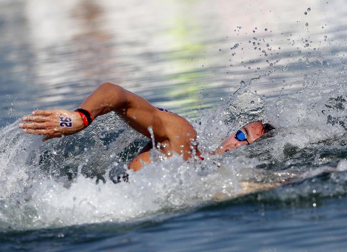 Moško tekmo na 10 kilometrov je dobil Italijan Gregorio Patrinieri. | Foto: Reuters