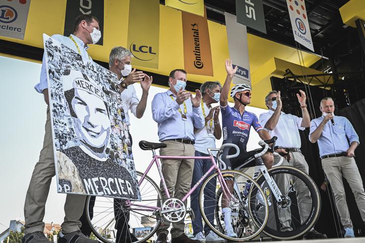Mathieu van der Poel Raymond Poulidor Mathieu van der Poel Raymond Poulidor | Foto: A.S.O./Pauline Ballet