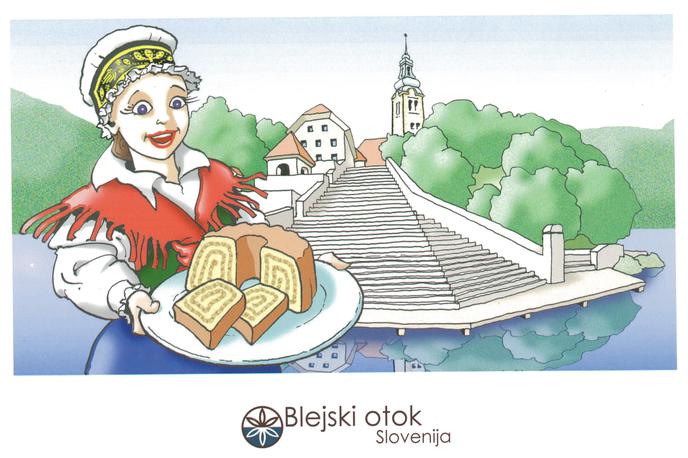 Razglednica z Blejskega otoka | Foto Majda Širca