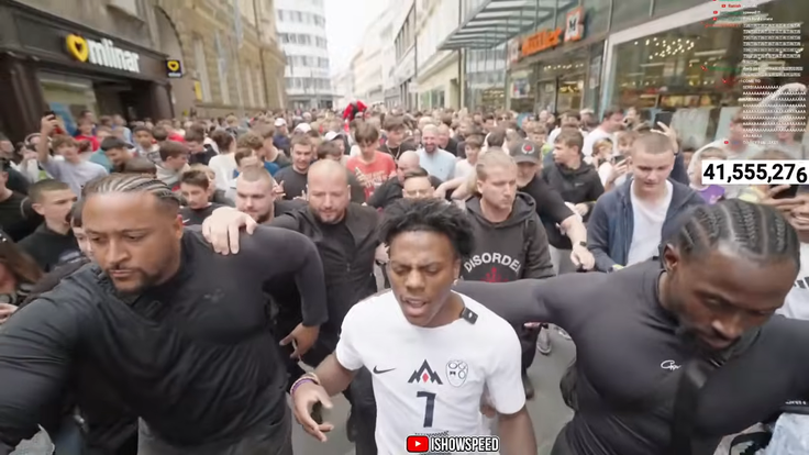 V centru Ljubljane je Speed sprožil pravo evforijo. | Foto: Posnetek zaslona/YouTube