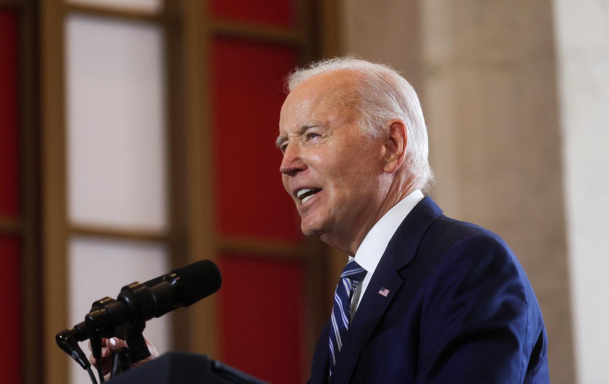 Joe Biden | Bidna je moški nameraval ustreliti z ostrostrelsko puško naslednjič, ko bi predsednik obiskal Utah, trdi FBI. Biden, ki je trenutno na turneji po ameriškem zahodu, bo v Utah prispel nocoj. | Foto Reuters
