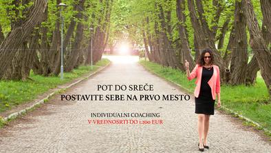 Pravila sodelovanja v nagradni akciji Podarjamo individualni coaching Postavite sebe na prvo mesto