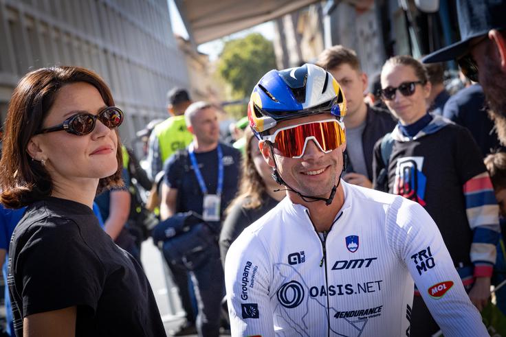 Primož Roglič in Lora Roglič | Foto: Ana Kovač