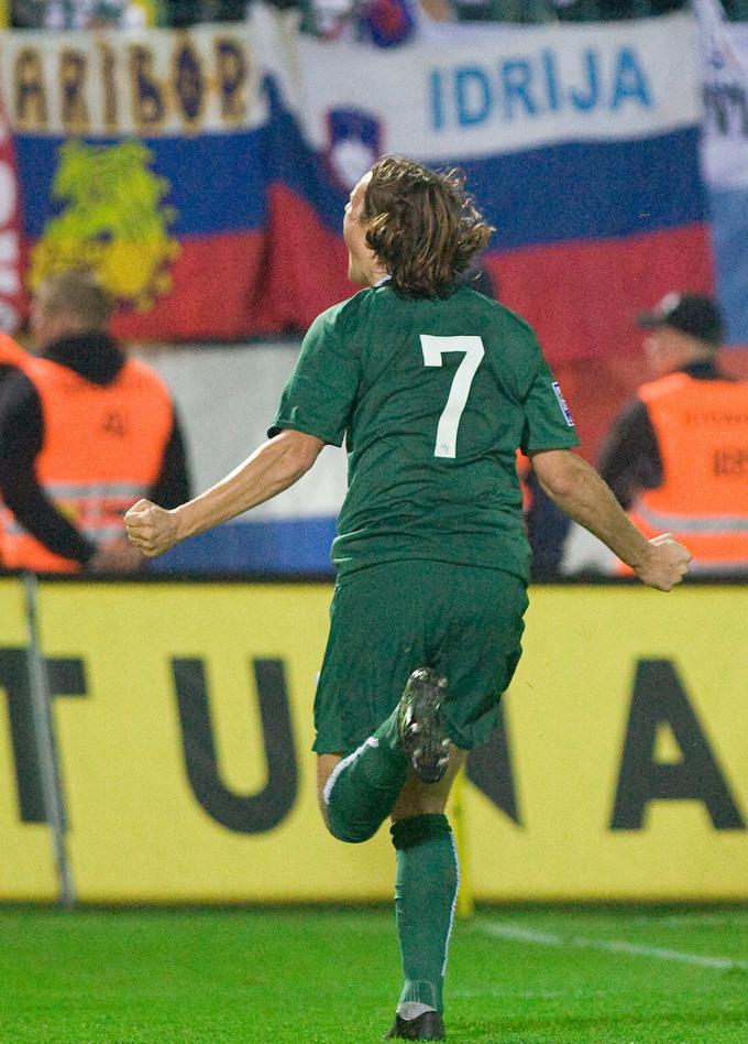 Ko je Slovenija leta 2009 ugnala Slovaško v gosteh z 2:0, je dosegel drugi zadetek za Kekovo četo. | Foto: Vid Ponikvar