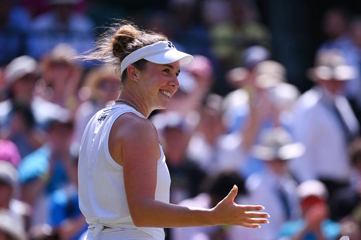Linda Noskova bo ena od dveh čeških predstavnic v polfinalu. Ob njej bo igrala tudi Karolina Muchova. | Foto: Reuters