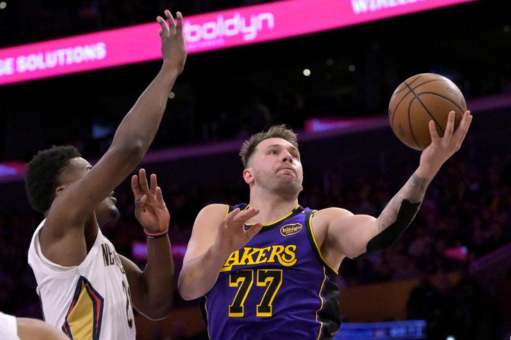 Luka Dončić se je v drugi četrtini prebudil. | Foto: Reuters