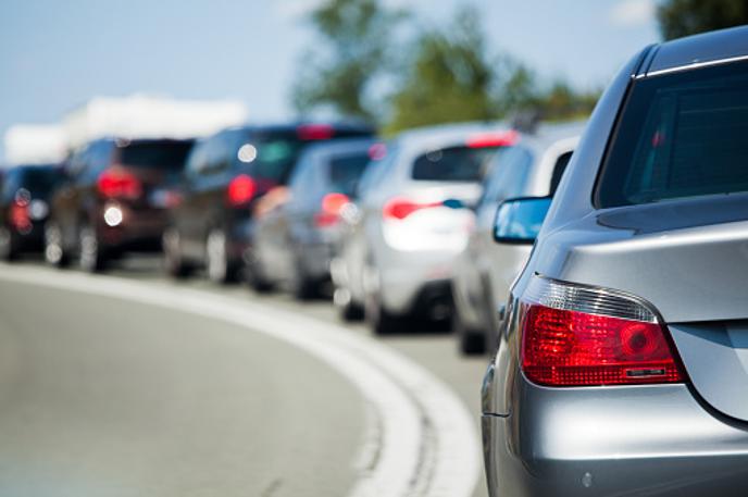Zastoj | Zaradi prometne nesreče so na primorski avtocesti nastali zastoji. | Foto Getty Images