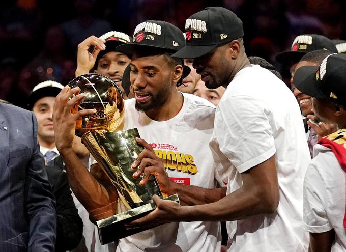 Kawhi Leonard - še drugič v karieri prvak NBA, še drugič v karieri MVP končnice | Foto: Reuters
