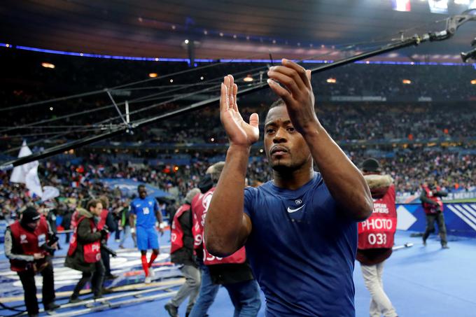 Patrice Evra je zbral kar 81 nastopov v reprezentanci Francije in bil nekaj časa tudi njen kapetan. | Foto: Reuters