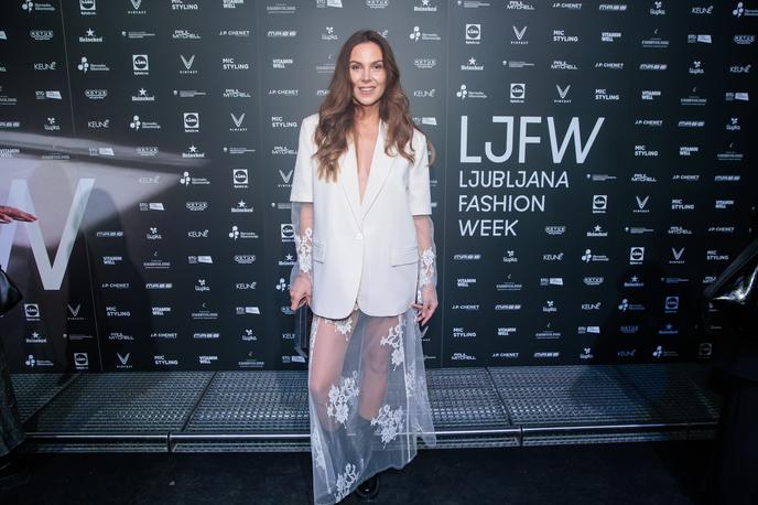 LJFW 2025, Ula Furlan | Stajling, s katerim je Ula Furlan izstopala na zadnjem dnevu LJFW. | Foto Sandi Fišer