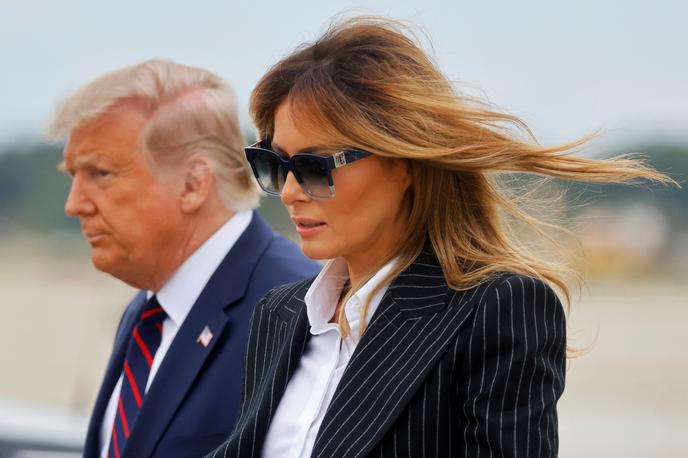 Melania in Donald Trump | Za zdaj še ni jasno, kako in na kakšen način oziroma ali se bo ameriška prva dama Melania Trump sploh dejavneje vključila v moževo predvolilno kampanjo. | Foto Reuters
