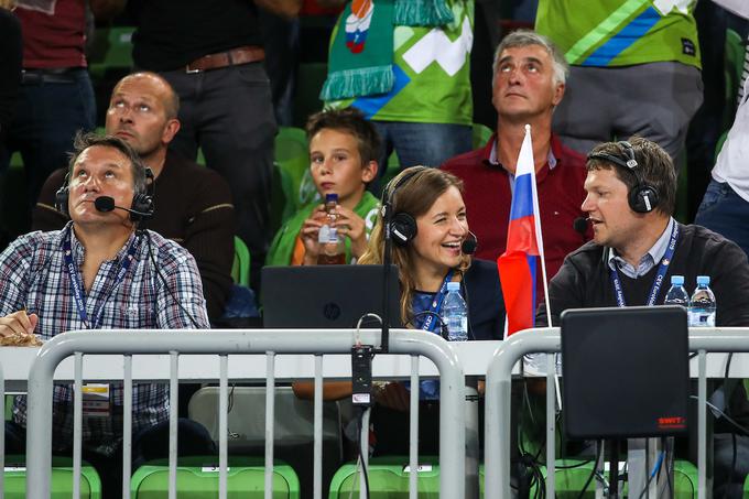 Samo Miklavc (levo) na evropskem prvenstvu opravlja vlogo strokovnega komentatorja na Valu 202. | Foto: Matic Klanšek Velej/Sportida