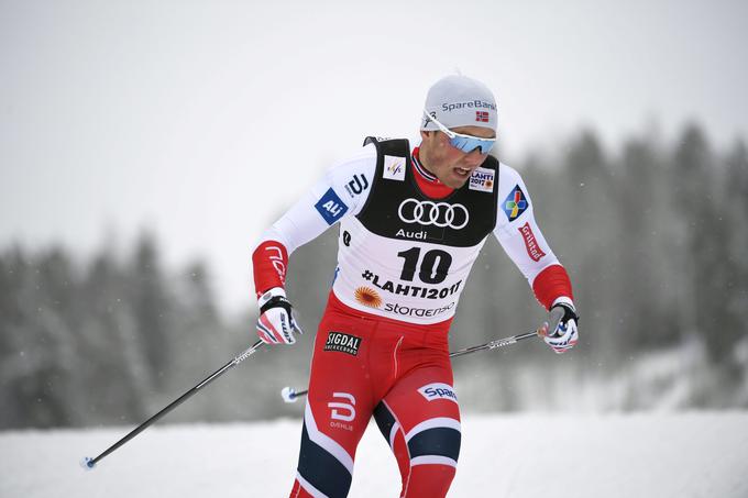 Emil Iversen je dobil moško tekmo v Oberstdorfu. | Foto: Reuters