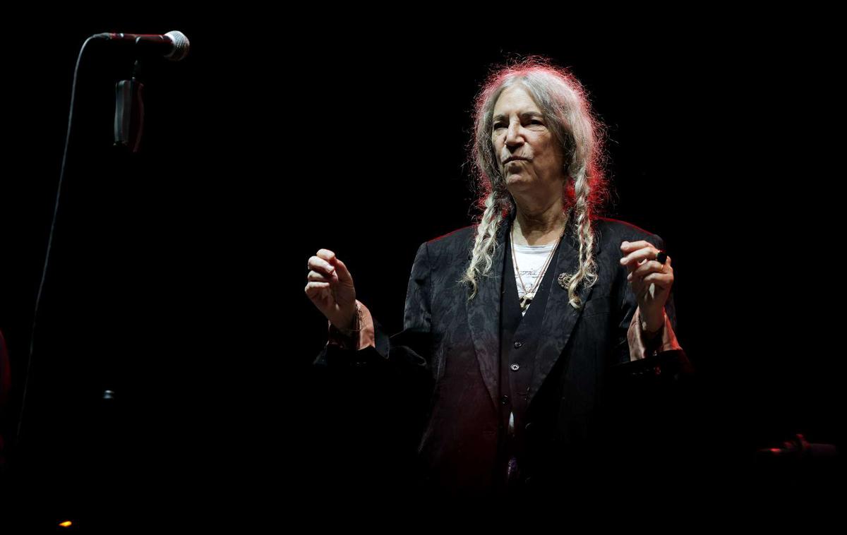 Patti Smith | Patti Smith je v začetku meseca oktobra nastopila na brezplačnem koncertu v Novi Gorici. | Foto STA