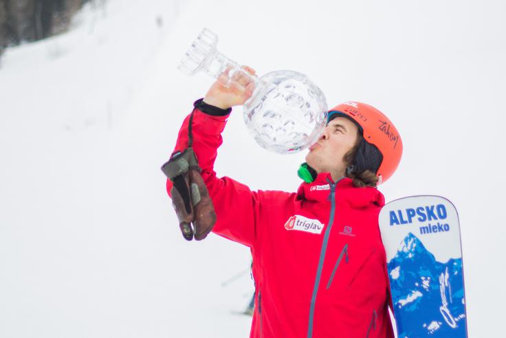Žan Košir je veliki kristalni globus osvojil v sezoni 2014/15. | Foto: Sportida