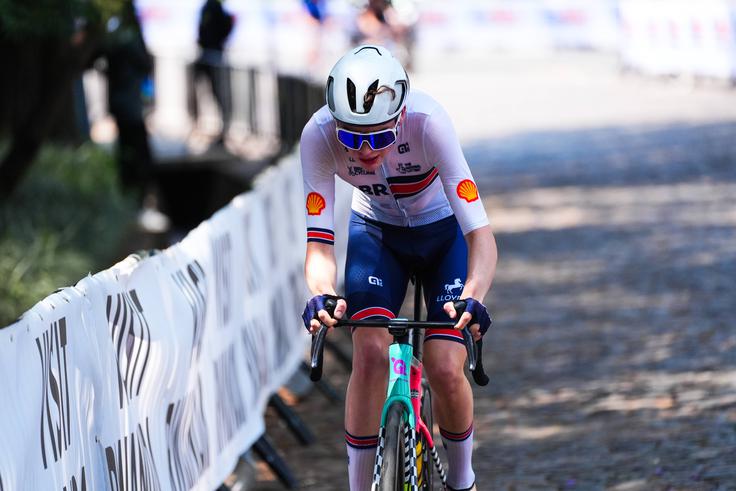 18-letni Britanec Harry Hudson je novi mladinski svetovni prvak v cestnem kolesarstvu. | Foto: Guliverimage