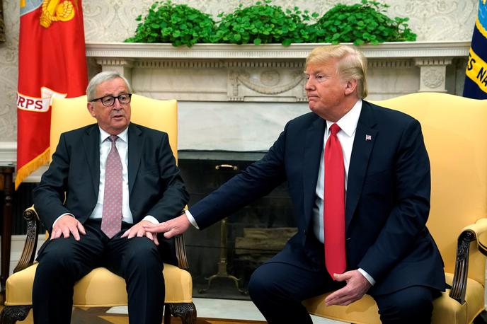 Jean Claude Juncker in Donald Trump | Foto Reuters
