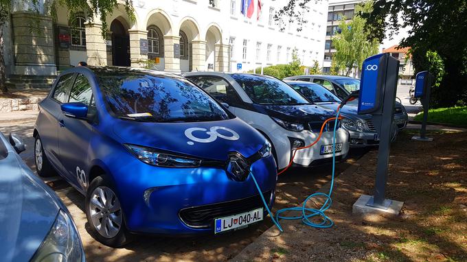 Kranj je tretje mesto v Sloveniji, ki je dobilo sistem souporabe električnih avtomobilov. | Foto: Gregor Pavšič