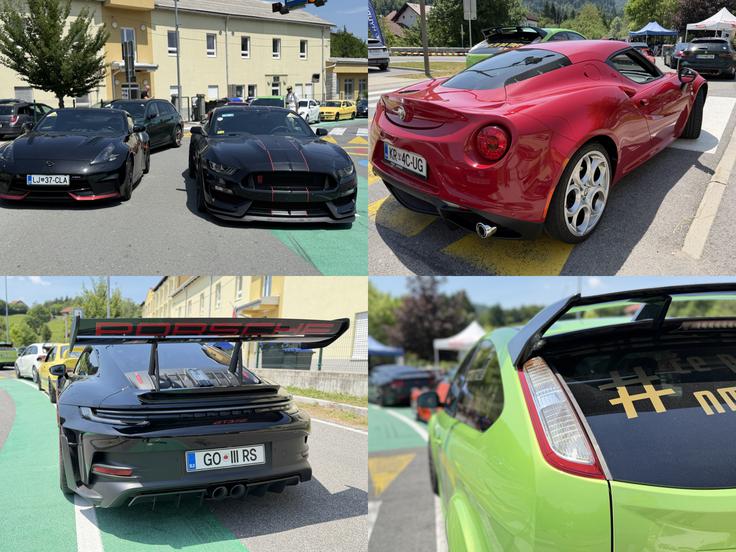 Gostujoča "promo vozila" so popestrila dogajanje na cesti med uradnimi treningi oziroma dirkami tekmovalcev v konkurenci. | Foto: Gregor Pavšič