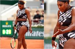 Kraljica, boginja, mama: Serena spet igrala v zanimivi opravi #foto #video