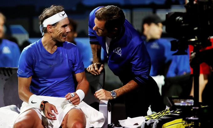 Roger Federer in Rafael Nadal, oba sta že končala letošnjo sezono. Krive so poškodbe. | Foto: Guliverimage/Vladimir Fedorenko