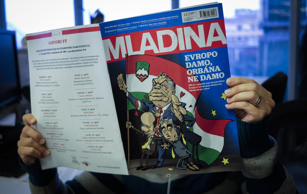 Naslovnica tednika Mladina | Foto STA