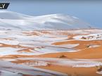 Sahara puščava sneg