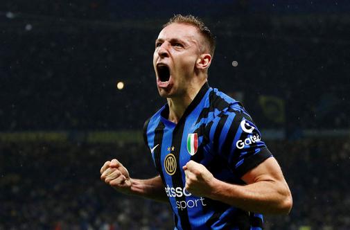 Davide Frattesi tako kričal in proslavljal, da bi se skoraj onesvestil