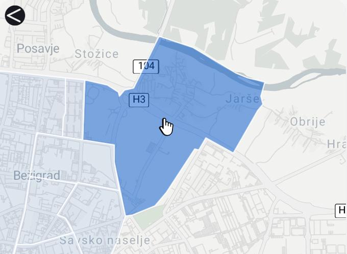 Če pa na zadnjem podnivoju ne najdete ničesar zanimivega, pa lahko hitro pogledate na sosednje mogočo območje – že z enim klikom. | Foto: Siol.net