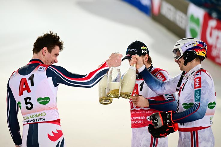 Najhitrejša trojica. | Foto: Reuters