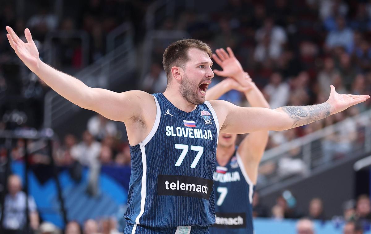 EuroBasket 2025 četrtfinale Slovenija Nemčija Luka Dončić | V ključnih trenutkih tekme so Slovenci pustili, da so jih sprovocirali sodniki. | Foto Guliverimage