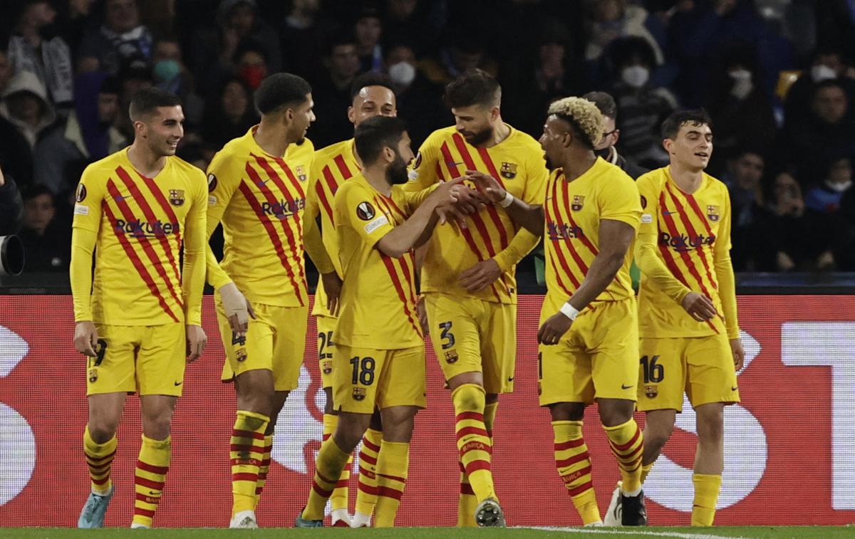 Barcelona | Barcelona je s 4:2 zmagala v Neaplju. | Foto Reuters