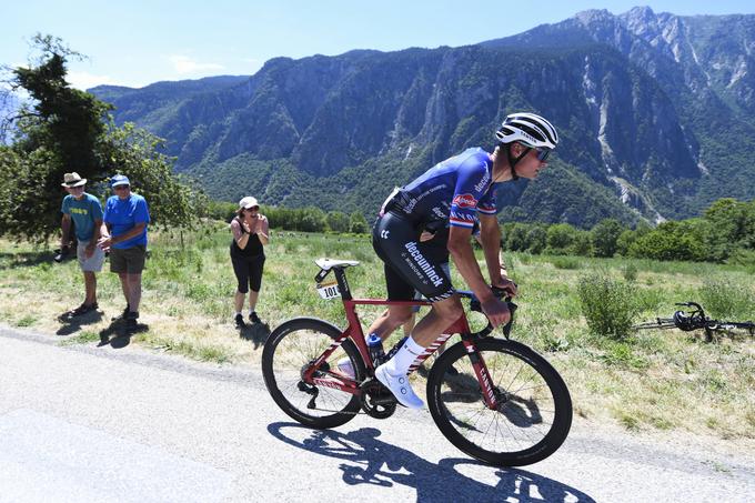 Nizozemski kolesarski zvezdnik Mathieu van der Poel (Alpecin-Deceuninck) je odstopil s Toura. | Foto: Guliverimage/Vladimir Fedorenko