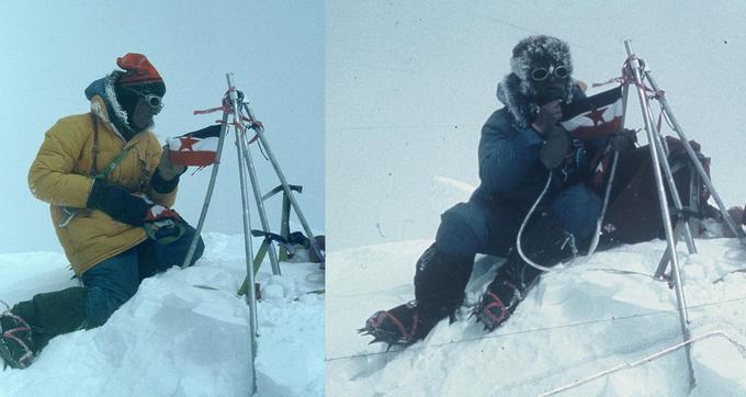Nejc Zaplotnik in Andrej Štremfelj sta 13. maja 1979 kot prva Jugoslovana in Slovenca dosegla vrh Everesta. Na najvišjo goro na svetu sta se povzpela po prvenstveni smeri, čez zahodni greben. | Foto: arhiv Andreja Štremflja