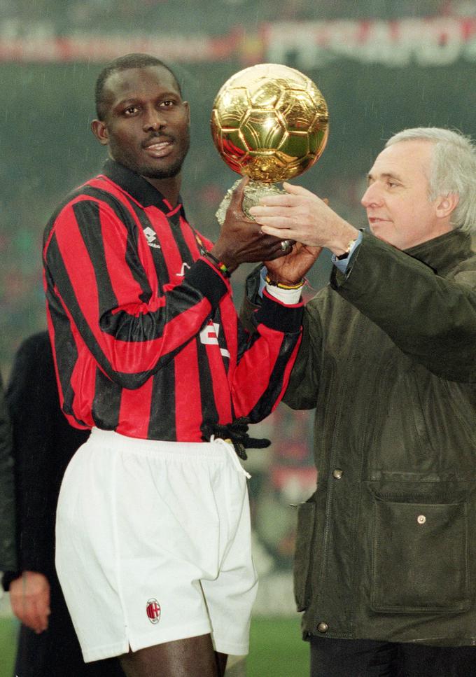 Leta 1995 je dobil zlato žogo. | Foto: Getty Images