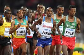 Mo Farah 10.000m London 2017