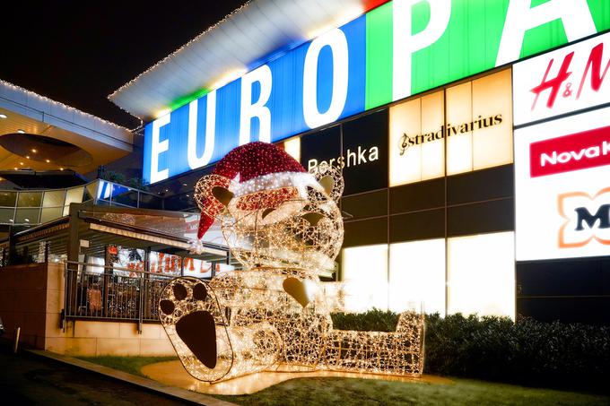 Europark v praznični podobi (foto_Bojan Mihalič) | Foto: Bojan Mihalič