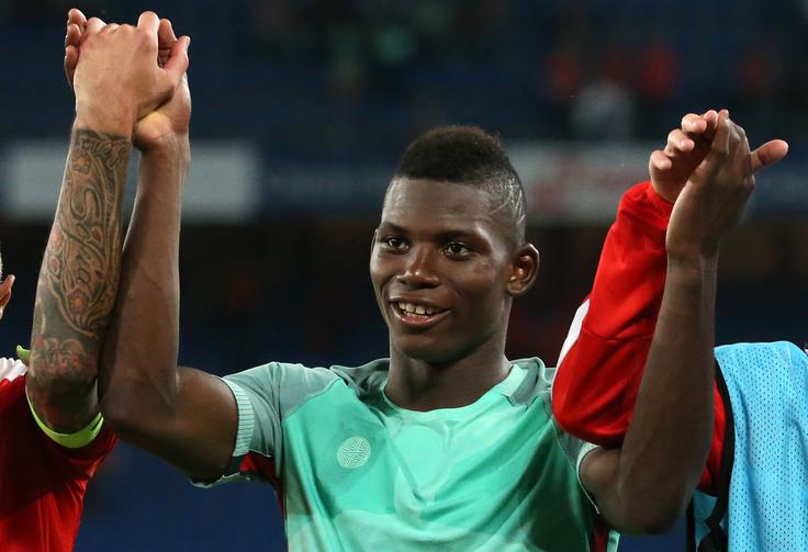 Breel Embolo je velik up švicarskega nogometa. | Foto: Reuters