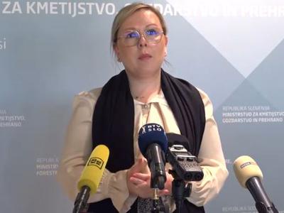 Ministrica za kmetijstvo: Znižanje DDV za osnovna živila za zdaj le pobuda