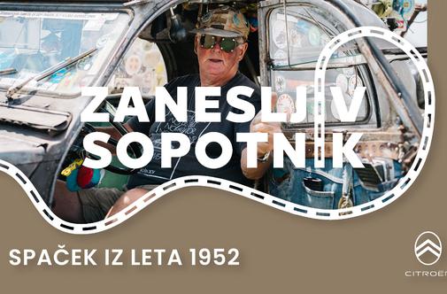 82-letni Anglež v Sloveniji z avtom, ki ga danes skorajda ni več mogoče videti