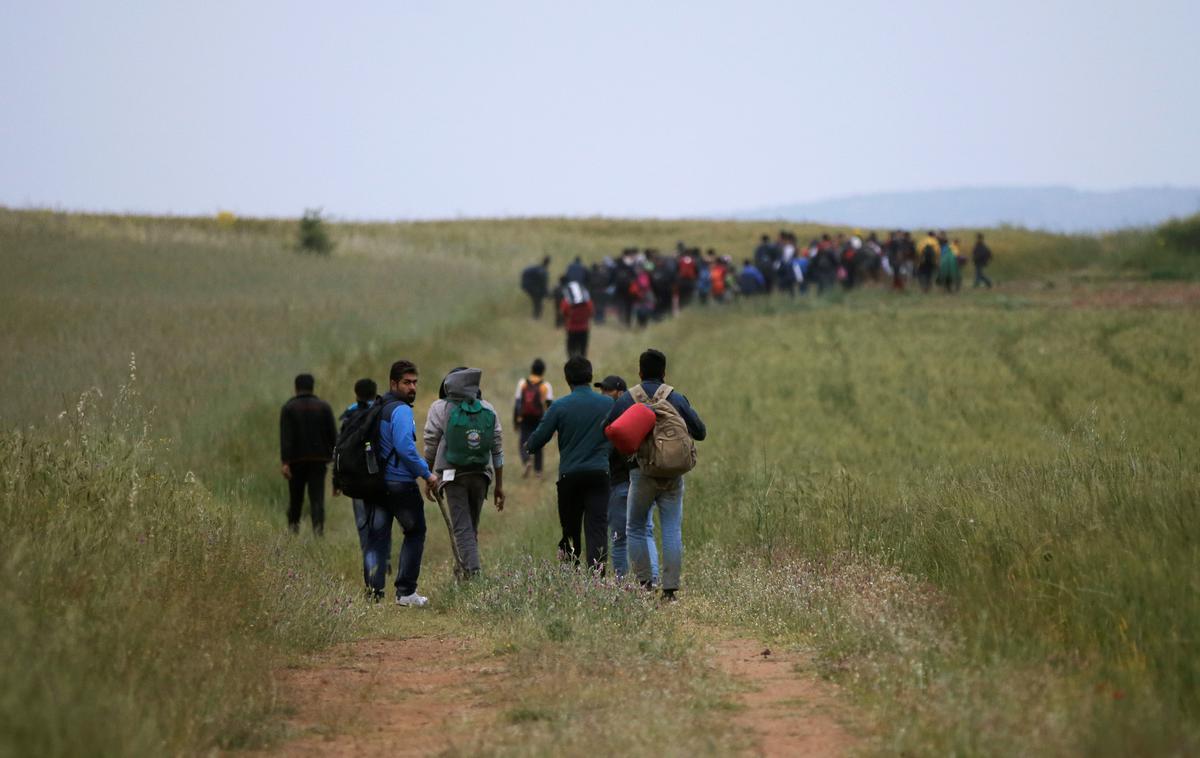 Sirski begunci v Grčiji | Slovenska policija je v luči dogajanja poostrila nadzor na meji s Hrvaško in Madžarsko. | Foto Reuters