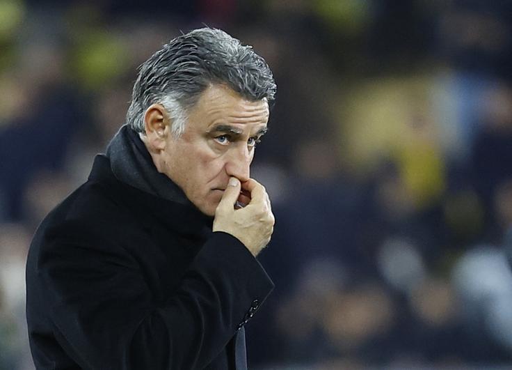 Trener PSG Christophe Galtier ima pred dvobojem lige prvakov z Bayernom ogromno težav. | Foto: Reuters