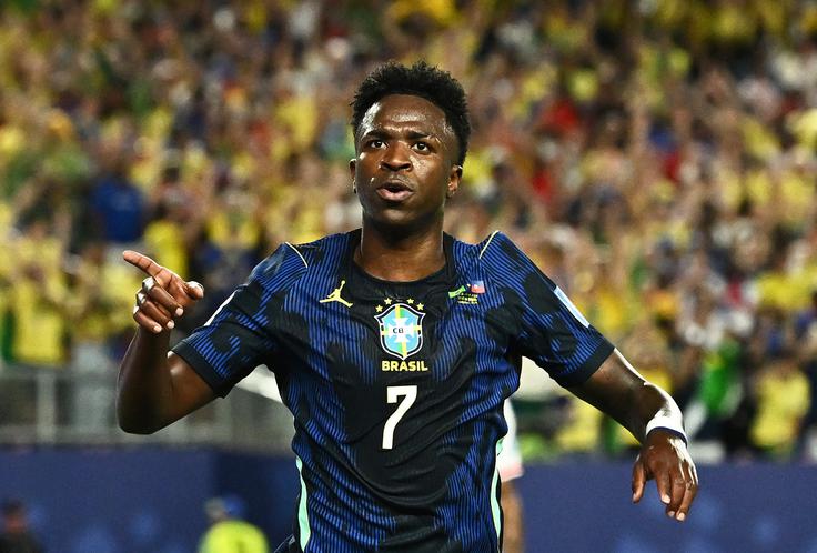 Vinicius Junior je dosegel zadetek tudi na drugi tekmi Brazilije na SP 2026. | Foto: Reuters