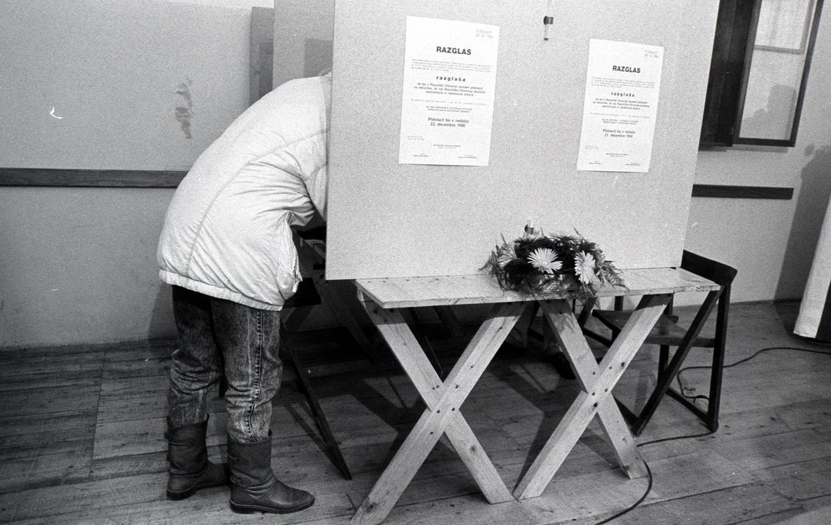 Plebiscit 1990 | Foto Tone Stojko, hrani Muzej novejše zgodovine Slovenije