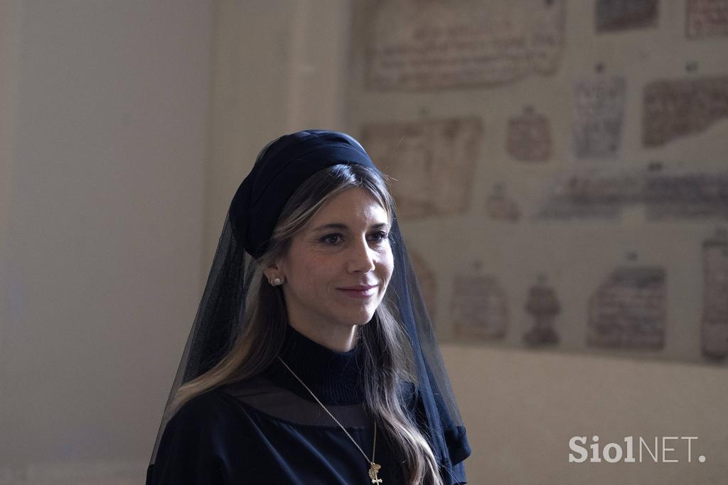 Sprejem filmskih zvezdnikov pri papežu Leonu XVI. v Vatikanu