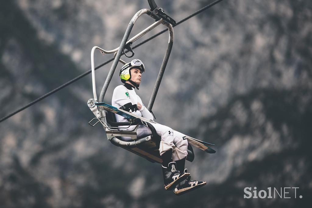 Skakalci trening Planica