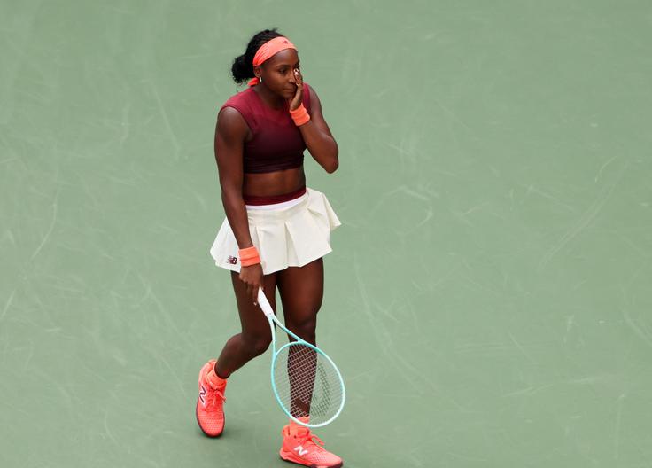 Veliko razočaranje za Coco Gauff. | Foto: Reuters